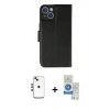 MARSİLYAN™- iPhone 14 Kılıf Siluet Işık Serisi - Şeffaf Royal Nano Ekran Koruyucu + Shine Kamera Lens - GD