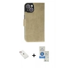 MARSİLYAN™- iPhone 14 Kılıf Siluet Işık Serisi - Şeffaf Royal Nano Ekran Koruyucu + Diamond Kamera Lens - KI