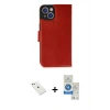 MARSİLYAN™- iPhone 14 Kılıf Siluet Işık Serisi - Şeffaf Royal Nano Ekran Koruyucu + Diamond Kamera Lens - PE