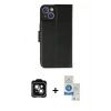 MARSİLYAN™- iPhone 14 Kılıf Siluet Işık Serisi - Şeffaf Royal Nano Ekran Koruyucu + PVD Metal Kamera Lens - YL