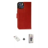 MARSİLYAN™- iPhone 14 Kılıf Siluet Işık Serisi - Siyah Bilvis 3D Cam Ekran Koruyucu + Diamond Kamera Lens - KI