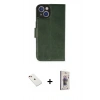 MARSİLYAN™- iPhone 14 Kılıf Siluet Işık Serisi - Siyah Bilvis 3D Cam Ekran Koruyucu + Diamond Kamera Lens - KI