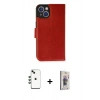 MARSİLYAN™- iPhone 14 Kılıf Siluet Işık Serisi - Siyah Bilvis 3D Cam Ekran Koruyucu + Shine Kamera Lens - YL