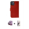 MARSİLYAN™- iPhone 14 Kılıf Siluet Işık Serisi - Siyah Bilvis 3D Mat Cam Ekran Koruyucu + Raze Metal Kamera Lens - KI