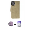 MARSİLYAN™- iPhone 14 Kılıf Siluet Işık Serisi - Siyah Bilvis 5in1 3D Magic Cam Ekran Koruyucu + Raze Metal Kamera Lens - GS