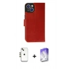 MARSİLYAN™- iPhone 14 Kılıf Siluet Işık Serisi - Siyah Bilvis 5in1 3D Magic Cam Ekran Koruyucu + Shine Kamera Lens - GD