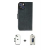 MARSİLYAN™- iPhone 14 Kılıf Siluet Işık Serisi - Siyah Bilvis Hayalet Cam Ekran Koruyucu + Shine Kamera Lens - YL