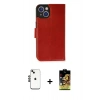 MARSİLYAN™- iPhone 14 Kılıf Siluet Işık Serisi - Siyah Buffer Cam Ekran Koruyucu + Shine Kamera Lens - SH