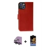 MARSİLYAN™- iPhone 14 Kılıf Siluet Işık Serisi - Siyah Buffer Hayalet Cam Ekran Koruyucu + Raze Metal Kamera Lens - SH