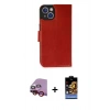 MARSİLYAN™- iPhone 14 Kılıf Siluet Işık Serisi - Siyah Buffer Hayalet Cam Ekran Koruyucu + Raze Metal Kamera Lens - KI