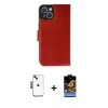 MARSİLYAN™- iPhone 14 Kılıf Siluet Işık Serisi - Siyah Buffer Hayalet Cam Ekran Koruyucu + Shine Kamera Lens - SH