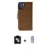MARSİLYAN™- iPhone 14 Kılıf Siluet Işık Serisi - Siyah Joko Magic 5D Cam + PVD Metal Kamera Lens - GS