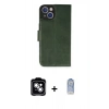 MARSİLYAN™- iPhone 14 Kılıf Siluet Işık Serisi - Siyah Joko Magic 5D Cam + PVD Metal Kamera Lens - GS
