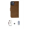 MARSİLYAN™- iPhone 14 Kılıf Siluet Işık Serisi - Siyah Joko Magic 5D Cam + Shine Kamera Lens - KI