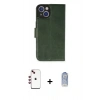 MARSİLYAN™- iPhone 14 Kılıf Siluet Işık Serisi - Siyah Joko Magic 5D Cam + Shine Kamera Lens - KI