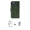 MARSİLYAN™- iPhone 14 Kılıf Siluet Işık Serisi - Siyah Joko Magic 5D Cam + Shine Kamera Lens - MI