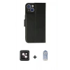 MARSİLYAN™- iPhone 14 Kılıf Siluet Işık Serisi - Siyah Joko Magic 5D Cam + PVD Metal Kamera Lens - PE