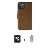 MARSİLYAN™- iPhone 14 Kılıf Siluet Işık Serisi - Siyah Joko Magic 5D Cam + PVD Metal Kamera Lens - PE