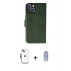 MARSİLYAN™- iPhone 14 Kılıf Siluet Işık Serisi - Siyah Joko Magic 5D Cam + Shine Kamera Lens - GD