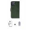 MARSİLYAN™- iPhone 14 Kılıf Siluet Işık Serisi - Siyah Joko Magic 5D Cam + Shine Kamera Lens - YL