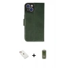 MARSİLYAN™- iPhone 14 Kılıf Siluet Işık Serisi - Siyah Joko Magic 5D Hayalet Cam + Diamond Kamera Lens - KI