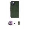 MARSİLYAN™- iPhone 14 Kılıf Siluet Işık Serisi - Siyah Joko Magic 5D Hayalet Cam + Raze Metal Kamera Lens - GS
