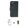MARSİLYAN™- iPhone 14 Kılıf Siluet Işık Serisi - Siyah Joko Magic 5D Hayalet Cam + Shine Kamera Lens - GS