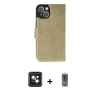 MARSİLYAN™- iPhone 14 Kılıf Siluet Işık Serisi - Siyah Joko Magic 5D Hayalet Cam + PVD Metal Kamera Lens - PE