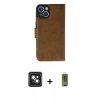 MARSİLYAN™- iPhone 14 Kılıf Siluet Işık Serisi - Siyah Joko Magic 5D Hayalet Cam + PVD Metal Kamera Lens - PE