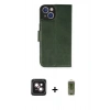 MARSİLYAN™- iPhone 14 Kılıf Siluet Işık Serisi - Siyah Joko Magic 5D Hayalet Cam + PVD Metal Kamera Lens - PE