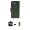 MARSİLYAN™- iPhone 14 Kılıf Siluet Işık Serisi - Siyah Joko Magic 5D Hayalet Cam + PVD Metal Kamera Lens - GS