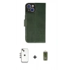 MARSİLYAN™- iPhone 14 Kılıf Siluet Işık Serisi - Siyah Joko Magic 5D Hayalet Cam + Shine Kamera Lens - GI