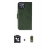 MARSİLYAN™- iPhone 14 Kılıf Siluet Işık Serisi - Siyah Joko Magic 5D Hayalet Cam + PVD Metal Kamera Lens - SH