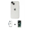 MARSİLYAN™- iPhone 14 Kılıf Ufuk Minimal Özel Seri - Şeffaf 360 Full Body Arka Koruyucu + Shine Kamera Lens - MI