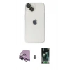MARSİLYAN™- iPhone 14 Kılıf Ufuk Minimal Özel Seri - Şeffaf 360 Full Body Arka Koruyucu + Raze Metal Kamera Lens - MR