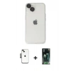 MARSİLYAN™- iPhone 14 Kılıf Ufuk Minimal Özel Seri - Şeffaf 360 Full Body Arka Koruyucu + Shine Kamera Lens - SH