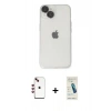 MARSİLYAN™- iPhone 14 Kılıf Ufuk Minimal Özel Seri - Şeffaf Pasifik Cam Ekran Koruyucu + Shine Kamera Lens - KI