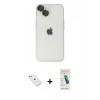 MARSİLYAN™- iPhone 14 Kılıf Ufuk Minimal Özel Seri - Şeffaf Pasifik Cam Ekran Koruyucu + Diamond Kamera Lens - SABE