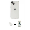 MARSİLYAN™- iPhone 14 Kılıf Ufuk Minimal Özel Seri - Şeffaf Pasifik Cam Ekran Koruyucu + Diamond Kamera Lens - SABE