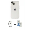 MARSİLYAN™- iPhone 14 Kılıf Ufuk Minimal Özel Seri - Şeffaf Royal Nano Ekran Koruyucu + Shine Kamera Lens - SH
