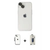 MARSİLYAN™- iPhone 14 Kılıf Ufuk Minimal Özel Seri - Siyah Bilvis Hayalet Cam Ekran Koruyucu + Shine Kamera Lens - GS