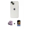 MARSİLYAN™- iPhone 14 Kılıf Ufuk Minimal Özel Seri - Siyah Buffer Hayalet Cam Ekran Koruyucu + Raze Metal Kamera Lens - MR