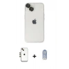 MARSİLYAN™- iPhone 14 Kılıf Ufuk Minimal Özel Seri - Siyah Joko Magic 5D Cam + Shine Kamera Lens - GD