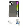 MARSİLYAN™- iPhone 14 Kılıf Ufuk Serisi - Şeffaf Royal Nano Ekran Koruyucu + Diamond Kamera Lens - YL