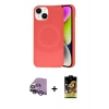 MARSİLYAN™- iPhone 14 Kılıf Ufuk Serisi - Siyah Buffer Cam Ekran Koruyucu + Raze Metal Kamera Lens - GS