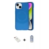 MARSİLYAN™- iPhone 14 Kılıf Ufuk Serisi - Siyah Joko Magic 5D Cam + Diamond Kamera Lens - KI
