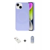 MARSİLYAN™- iPhone 14 Kılıf Ufuk Serisi - Siyah Joko Magic 5D Cam + Diamond Kamera Lens - KI