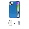 MARSİLYAN™- iPhone 14 Kılıf Ufuk Serisi - Siyah Joko Magic 5D Cam + Shine Kamera Lens - GI