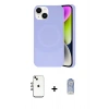 MARSİLYAN™- iPhone 14 Kılıf Ufuk Serisi - Siyah Joko Magic 5D Cam + Shine Kamera Lens - GI