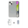 MARSİLYAN™- iPhone 14 Kılıf Ufuk Serisi - Siyah Joko Magic 5D Cam + Shine Kamera Lens - MI